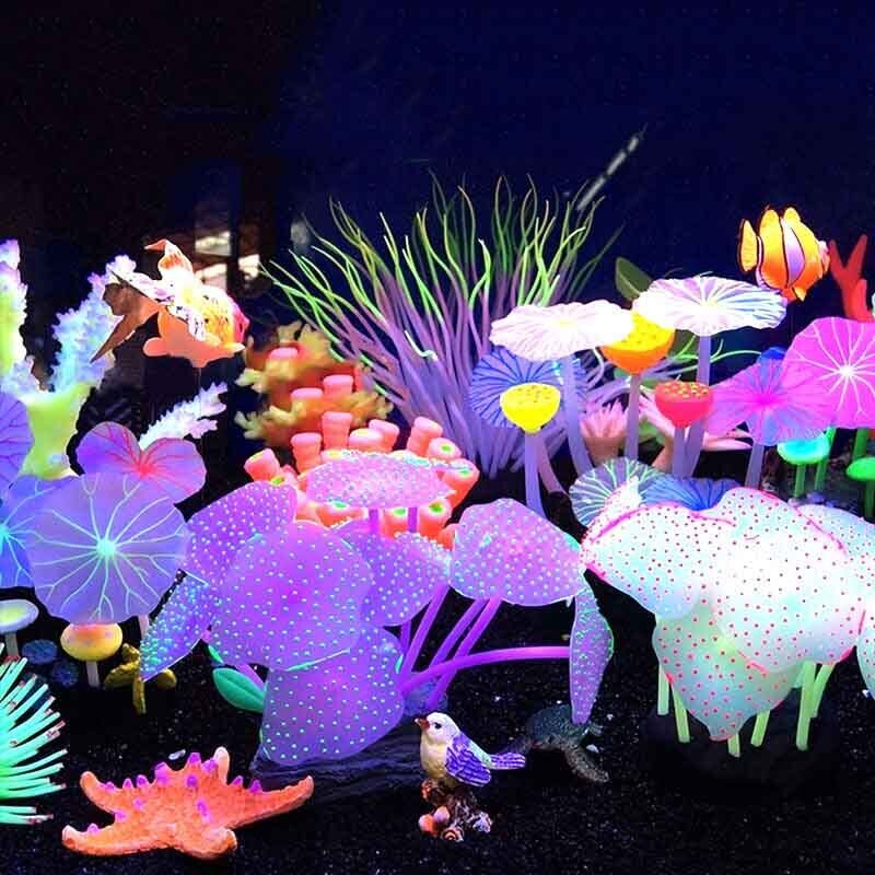 Aquarium Fish Games - Decoración Subacuática para Acuarios: Plantas Fluorescentes