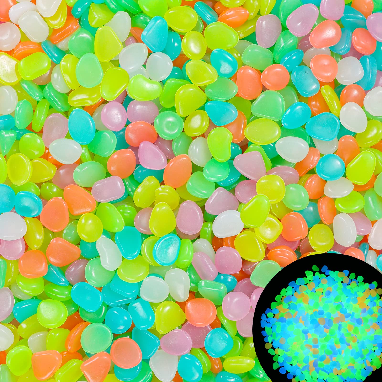 Aquarium Fish Bowl - 100 Uds. De guijarros que brillan