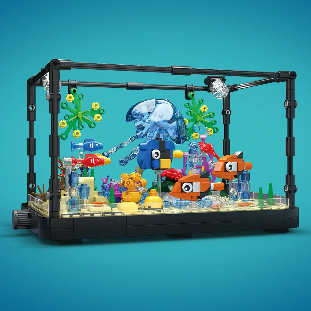 Juego de bloques de construcci - Aquarium Fish Game reseña y precio