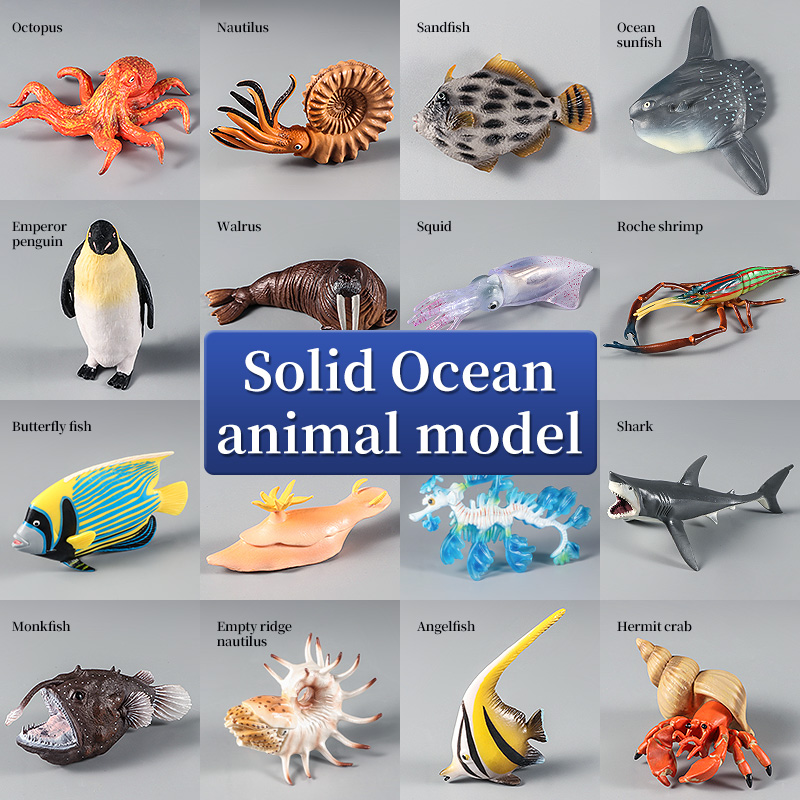 Set de Figuras de Animales Mar - Fish In Aquarium Picture reseña y precio