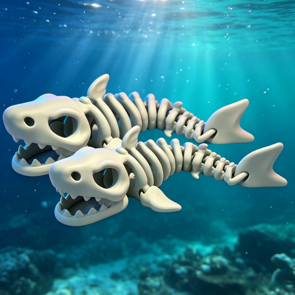 Esqueleto de Tiburón Decorativ - Aquarium Fish Items reseña y precio