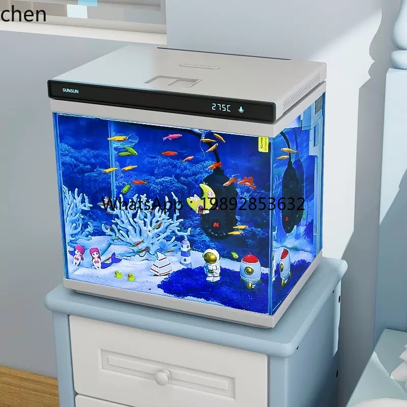 Pecera pequeña de vidrio ultra - Aquarium Fish Without Oxygen reseña y precio