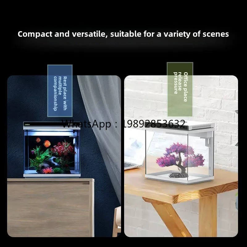 Pecera pequeña de vidrio ultra - Aquarium Fish Without Oxygen reseña y precio