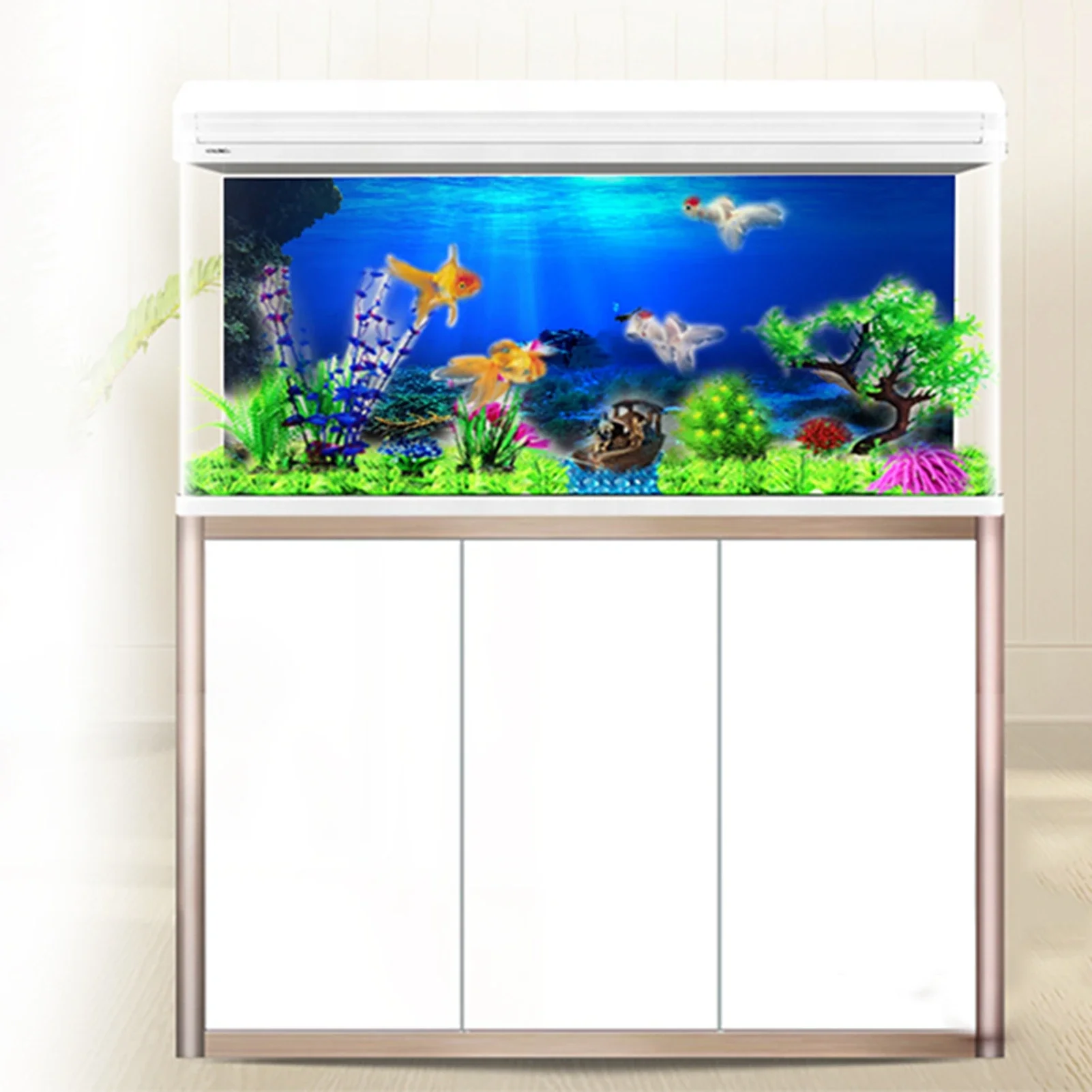 Fondo de acuario de selva trop - Fish In Aquarium Picture reseña y precio