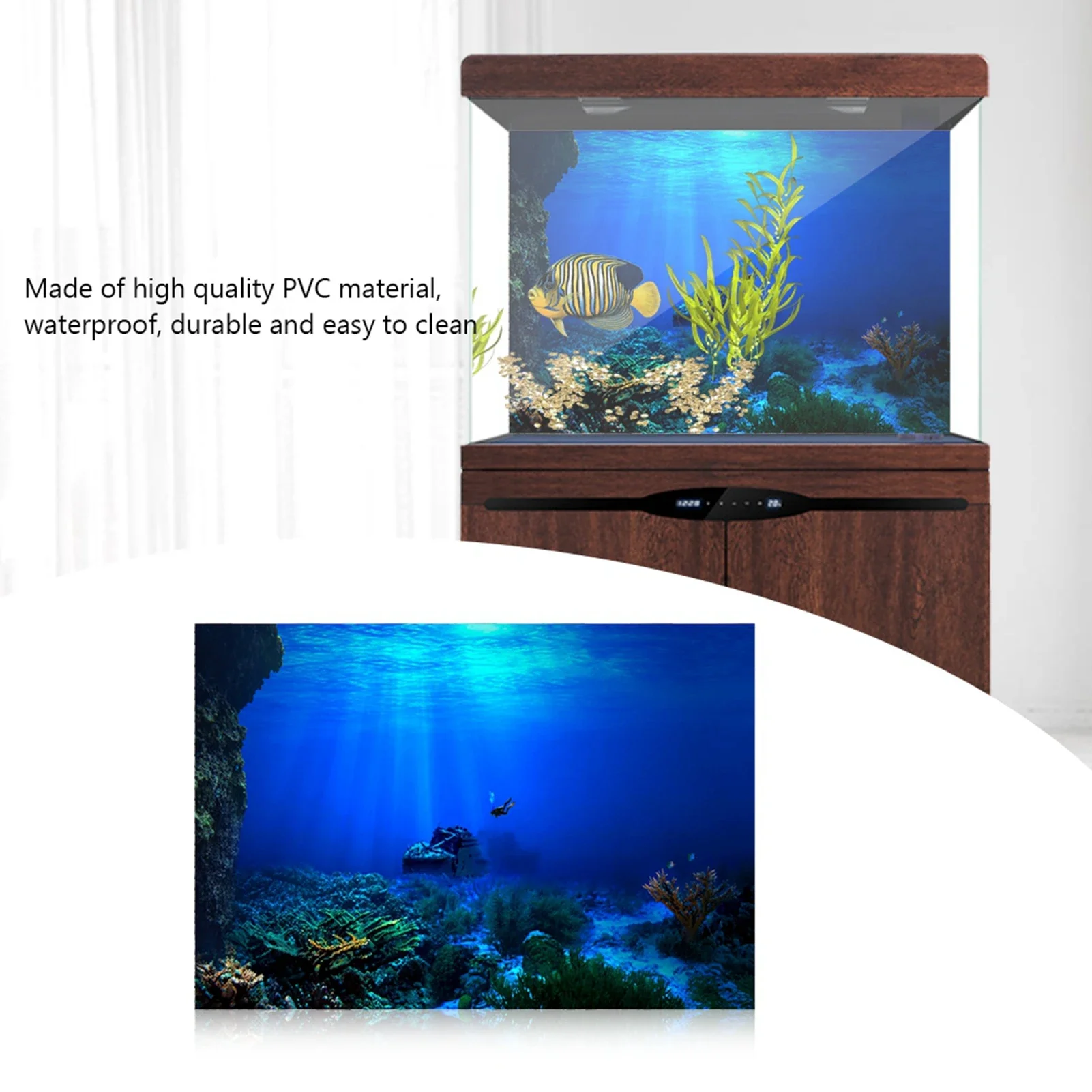 Fondo de acuario de selva trop - Fish In Aquarium Picture reseña y precio