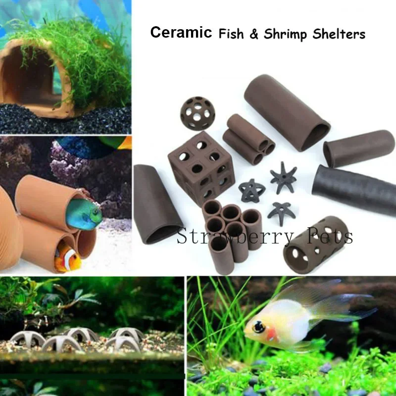 Decoración de acuario de cerám - Aquarium Fish Games reseña y precio