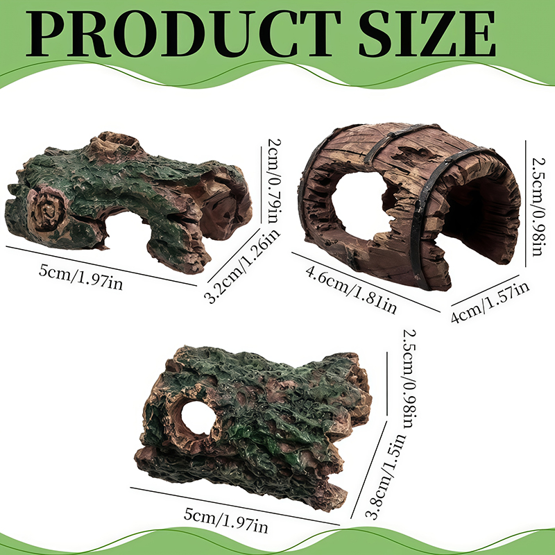3 piezas de madera natural par - Fish In Aquarium Picture reseña y precio
