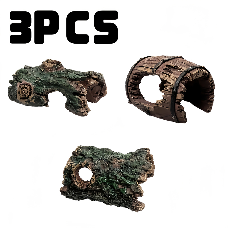 3 piezas de madera natural par - Fish In Aquarium Picture reseña y precio