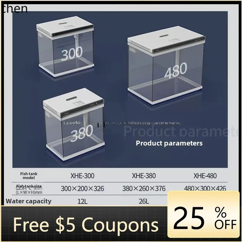 Pecera pequeña de vidrio ultra - Aquarium Fish Without Oxygen reseña y precio