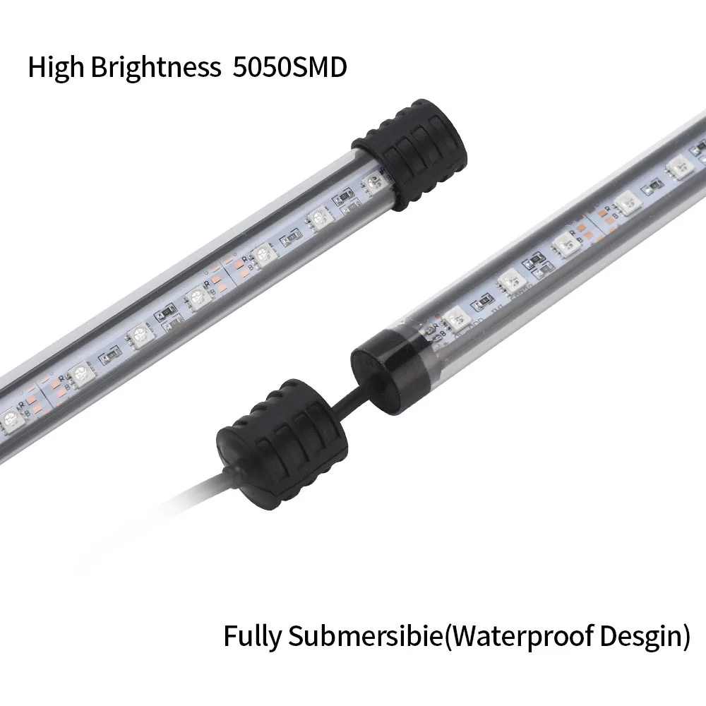 Luces LED RGB impermeables par - Fish In Aquarium Picture reseña y precio