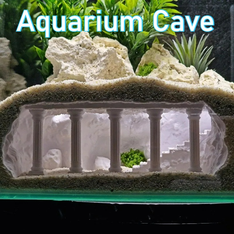 Cueva para Peceras Impresa en  - Aquarium Fish Games reseña y precio