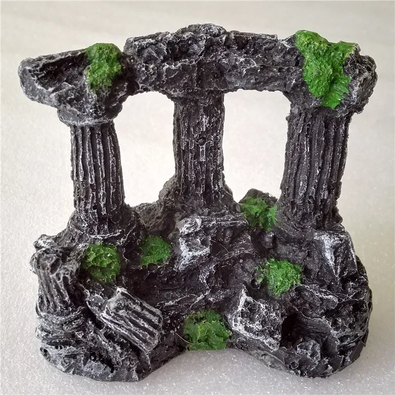Pilares de piedra cuadrados pa - Aquarium Fish Games reseña y precio