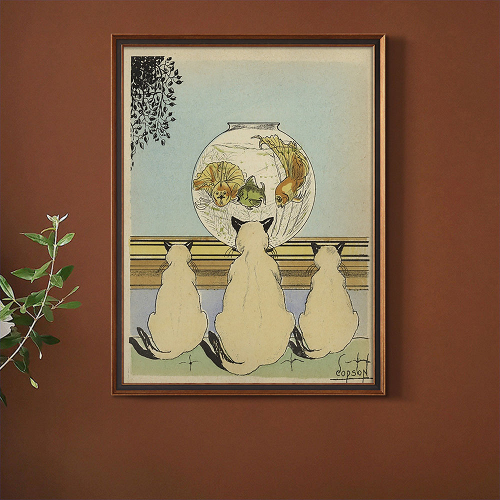Póster Artístico impreso de tr - Fish In Aquarium Picture reseña y precio