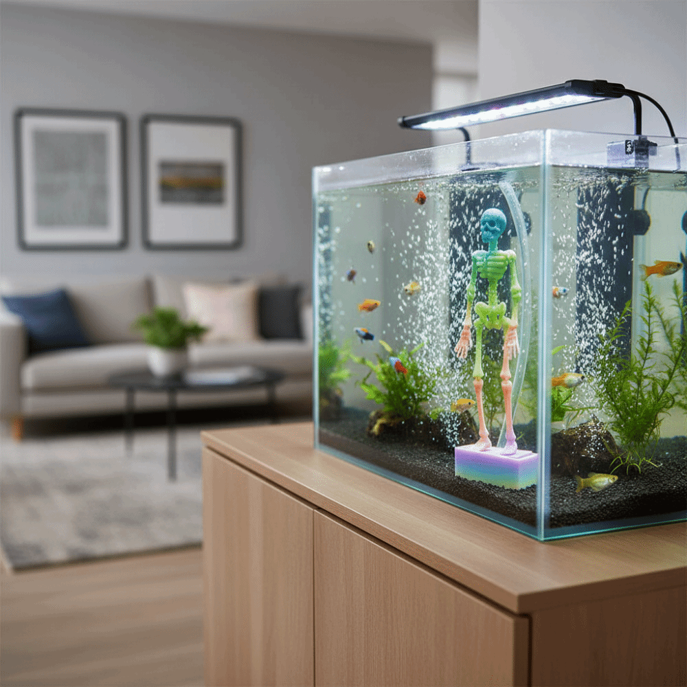Adorno de Acuario con Articula - Fish In Aquarium Picture reseña y precio