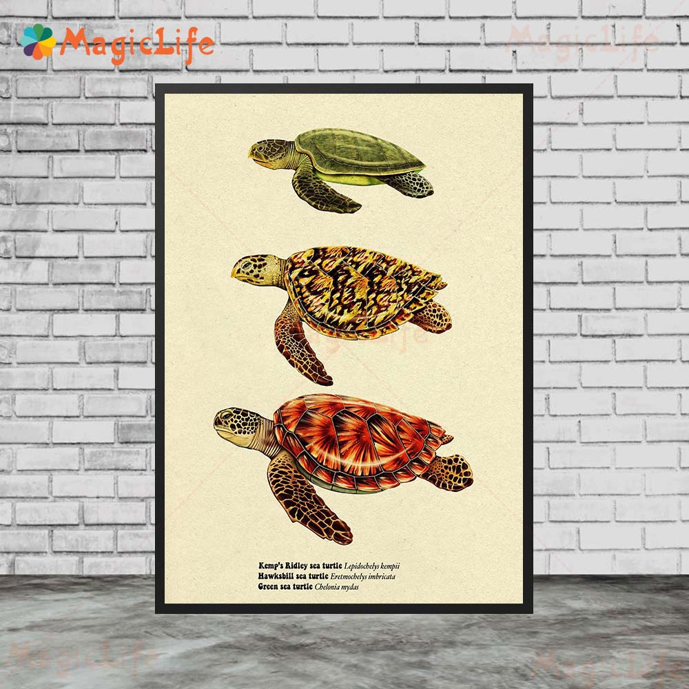Carteles Vintage de peces mari - Fish In Aquarium Picture reseña y precio
