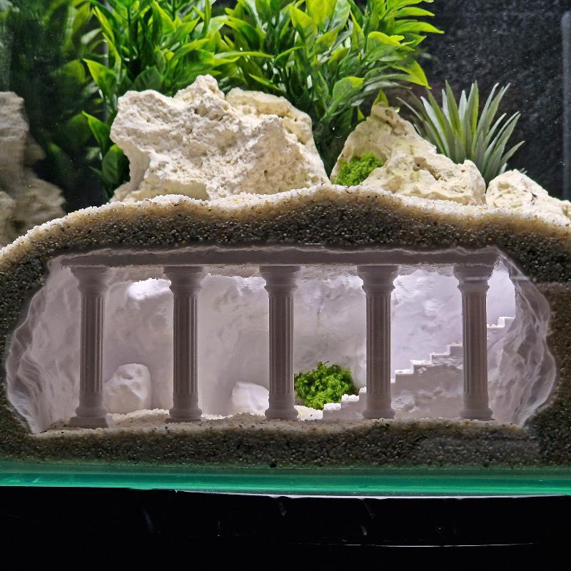 Cueva Subterránea para Peceras - Aquarium Fish Games reseña y precio