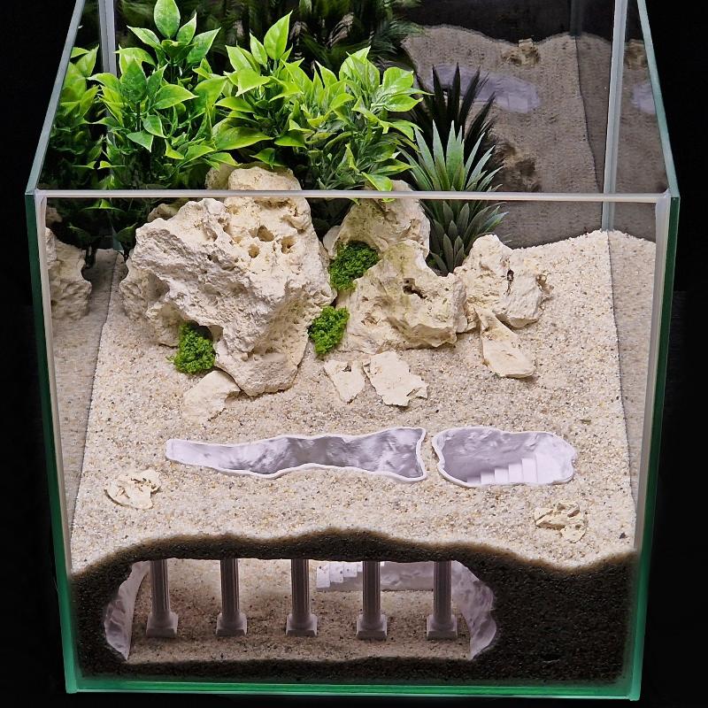 Cueva Subterránea para Peceras - Aquarium Fish Games reseña y precio