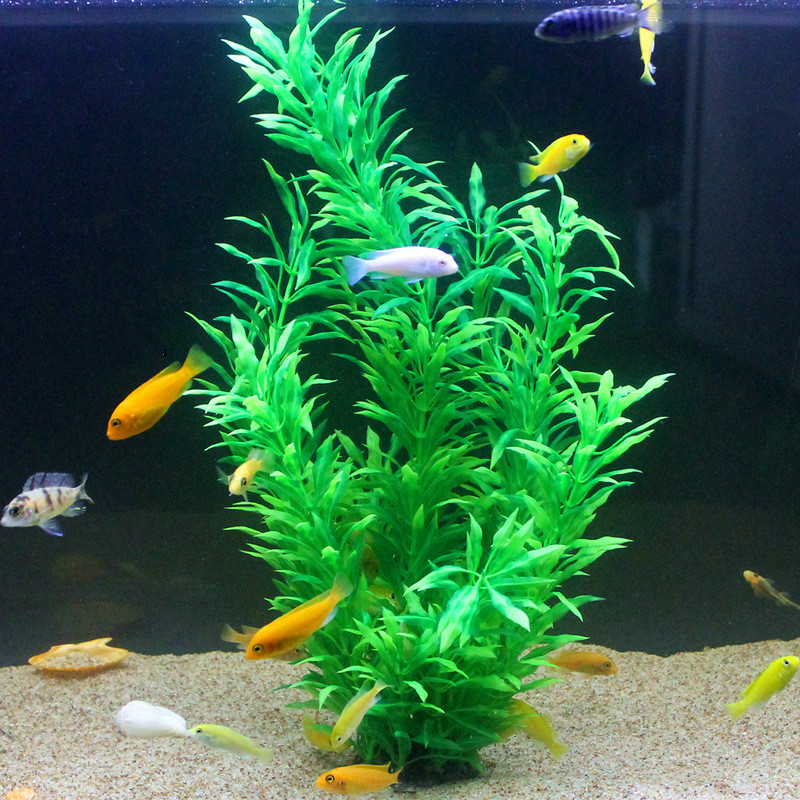 Plantas Artificiales para Acua - Aquarium Fish Items reseña y precio