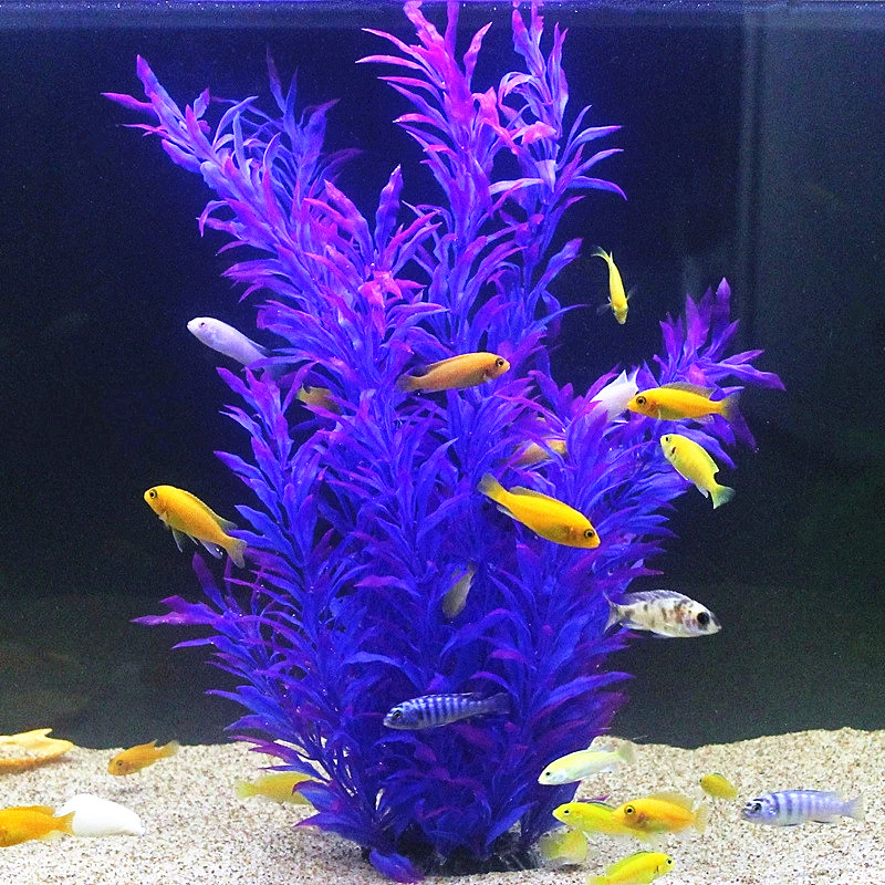 Plantas Artificiales para Acua - Aquarium Fish Items reseña y precio